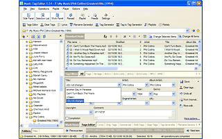 Music Tag Editor - Simple-to-use WMA/MP3 tag editor.