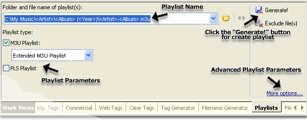 m3u playlist creator