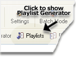 Use Playlist Generator to create PLS playlist