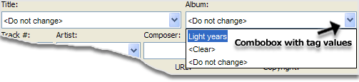 Using existing value to tag for multiple MP3 files